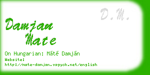 damjan mate business card